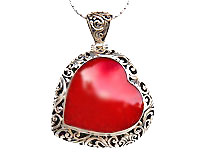 Red Coral heart